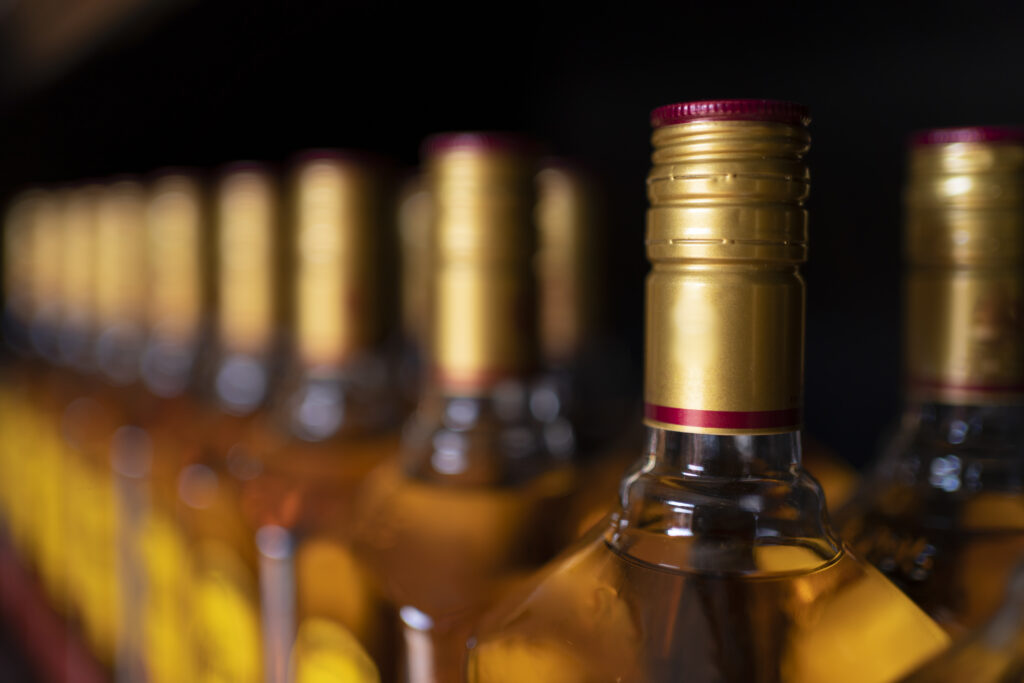 imbottigliamento liquori e distillati